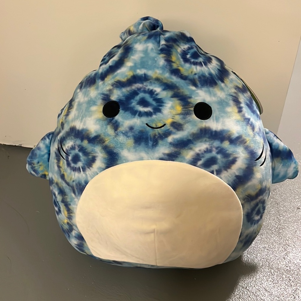 Blue tie dye Shark